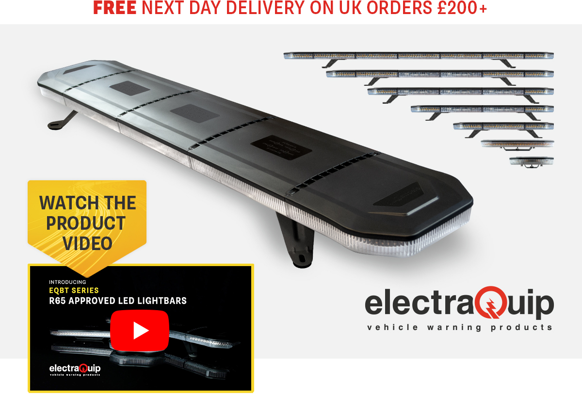 Product Focus - EQBT Series R65 Approved LED Lightbars